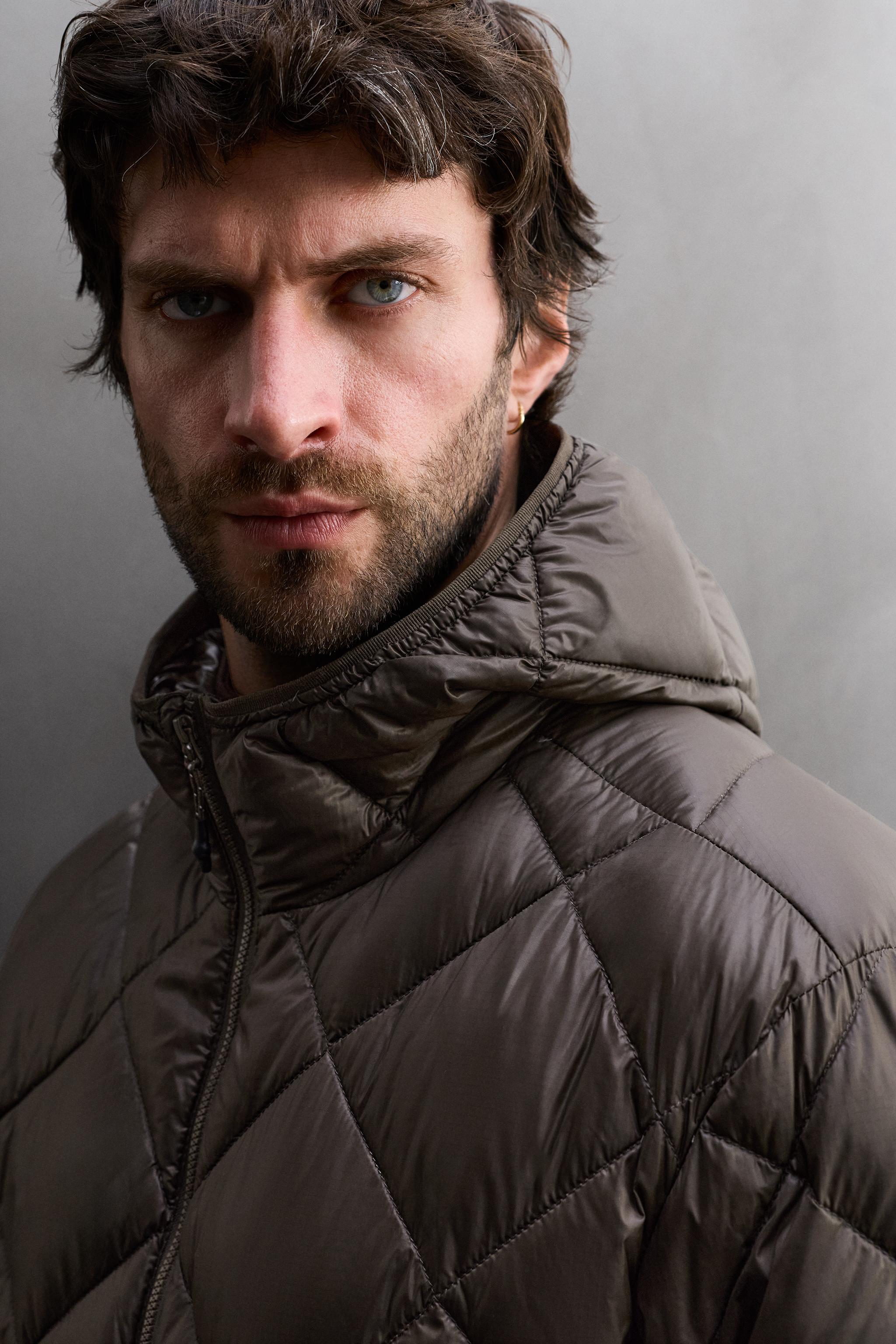 VESTE DOUDOUNE 100% PLUMES À CAPUCHE